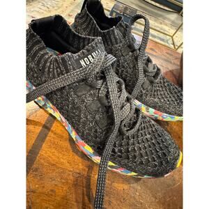NOBULL Allday Knit Black Running Training Sneakers Women's 8 - Men's 6.5